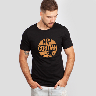 may contain whiskey black shirt